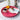 Round Enamel Trinket Tray - Vibrant Pink - Bumble Living