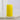Rustic lemon-colored pillar candle by Grand Illusions, 70x130mm, with textured wax surface and unlit, suitable for home decor.