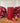 Rustic Pillar Candle Lipstick Red 70x130mm - Bumble Living