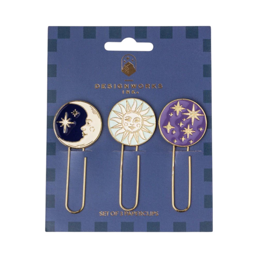 Set of 3 Paperclips - Celestial - Bumble Living