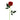 Silk Single Valentine Faux Red Rose - Bumble Living