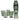 Set of Rex B2B stacking tumbler glasses showcasing clear glassware with a modern design for stylish beverage serving.