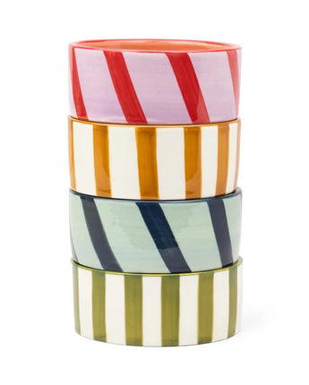 Designworks Collective Izzy Wine Coaster in ceramic with a stylish design, perfect for protecting surfaces from wine glass condensation.