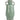 Turquoise ceramic tall rustic vase with handles by Grand Illusions, showcasing a textured ceramic finish and elegant shape.