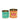Set of two vintage coffee storage tins by Rex B2B with retro design, perfect for organizing coffee or small items in the kitchen.