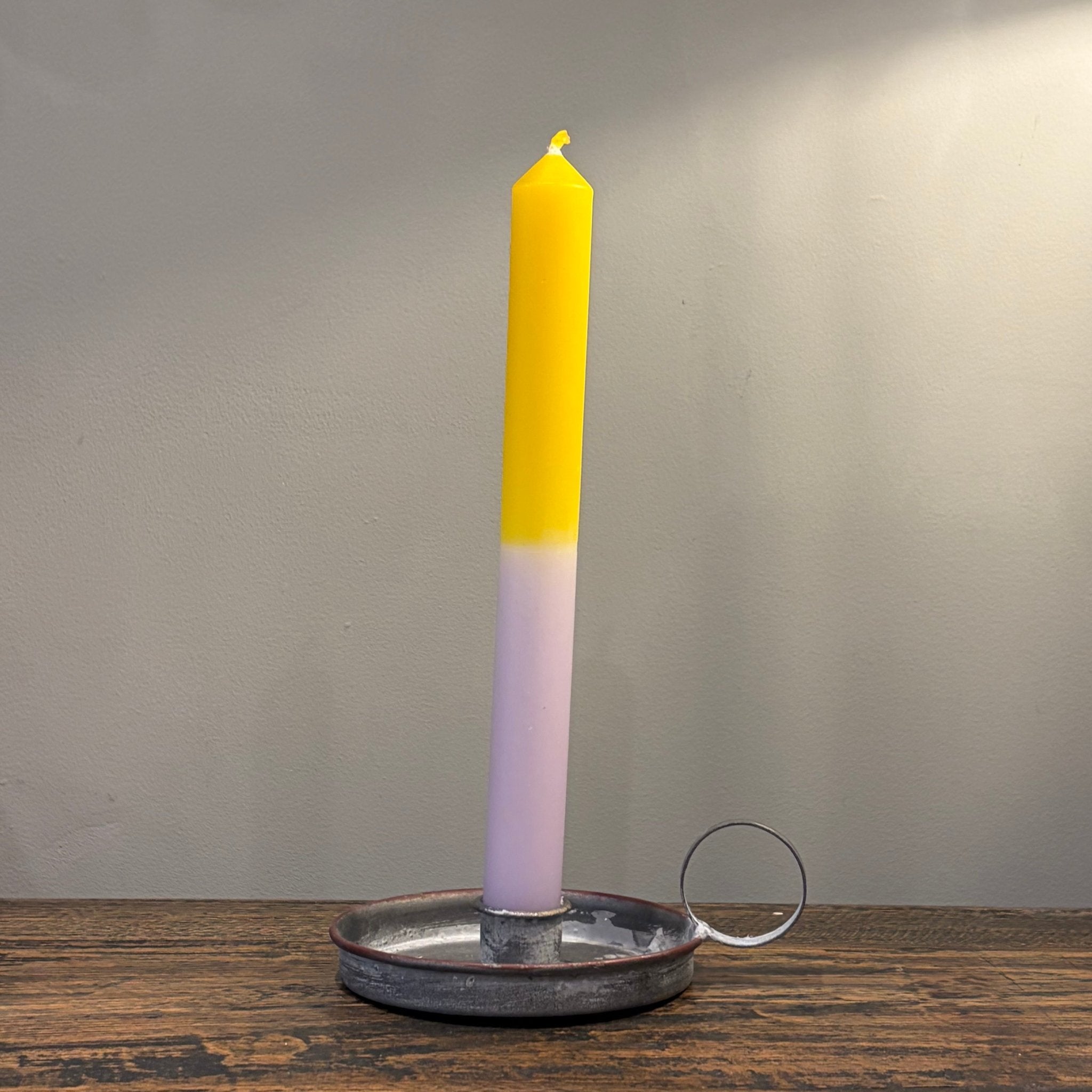 Violet Delight Dip Dye Dinner Candle - Bumble Living