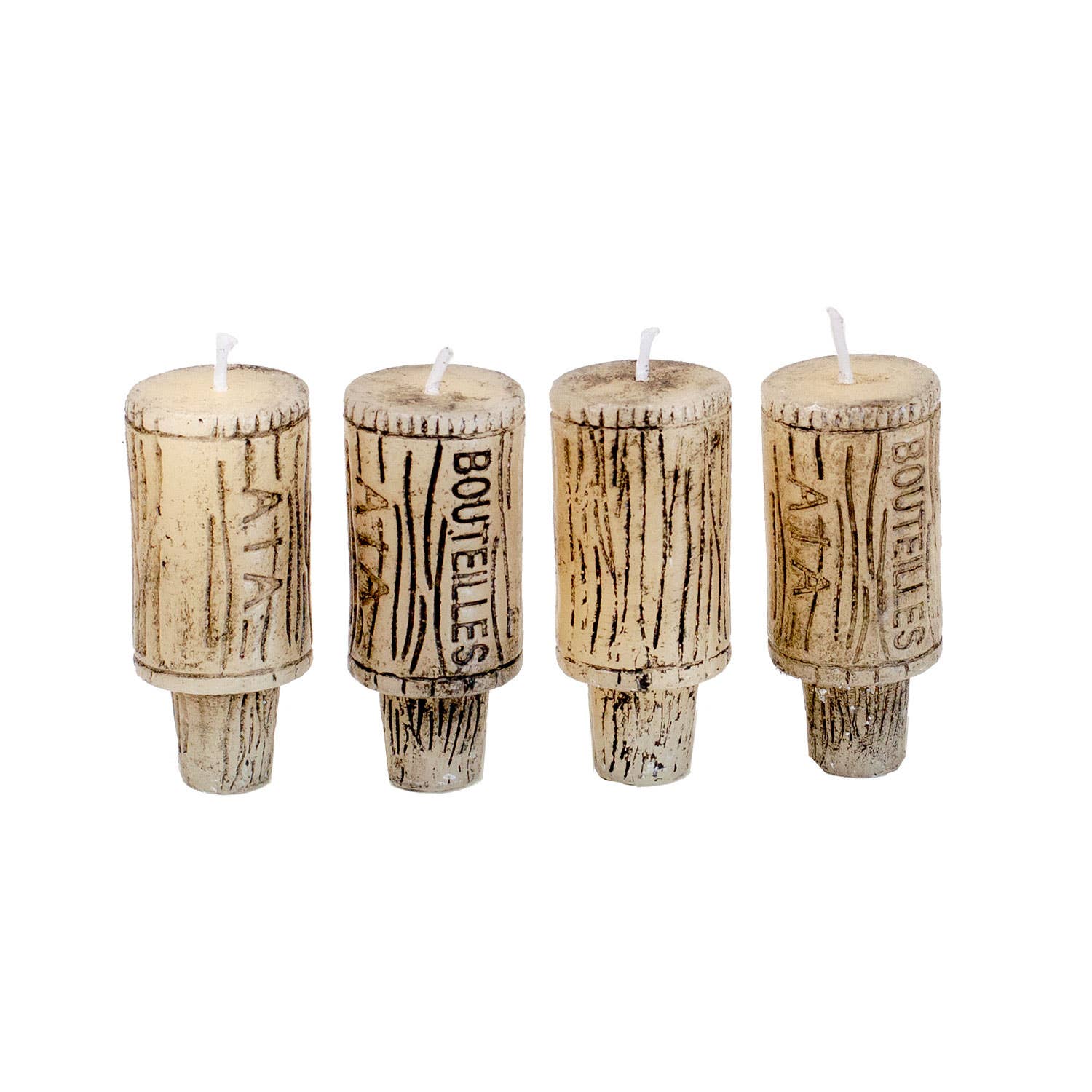 Wine Cork Candles (Set of 4) - Bumble Living