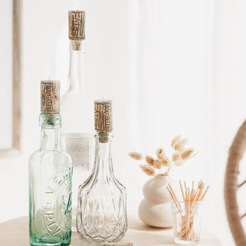 Wine Cork Candles (Set of 4) - Bumble Living