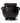 Witches Cauldron Pentagram Black Ceramic Burner - Bumble Living
