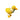 Yellow felt duckling with a daisy chain decoration, crafted by Amica, suitable for nursery decor or children's room accessories.