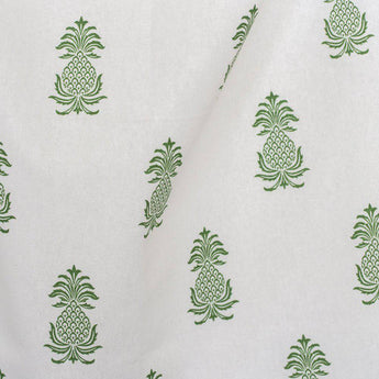 Green Monterrey 100% cotton tea towel by Grand Illusions, showcasing a vibrant, woven kitchen towel with detailed fabric texture.