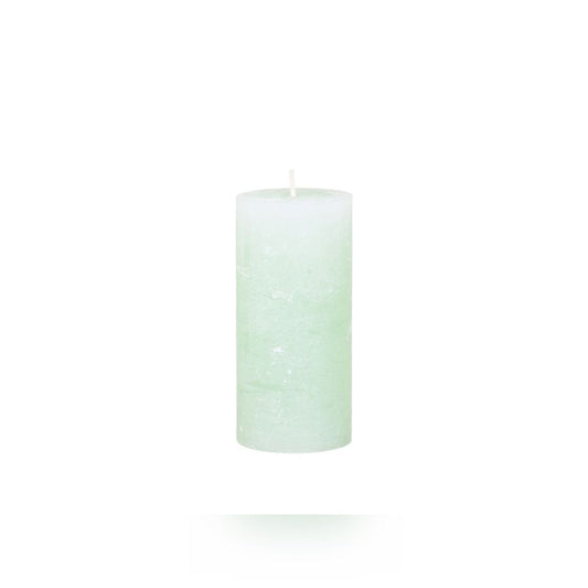 Bright Verte Rustic Pillar Candle 60 hours - Bumble Living