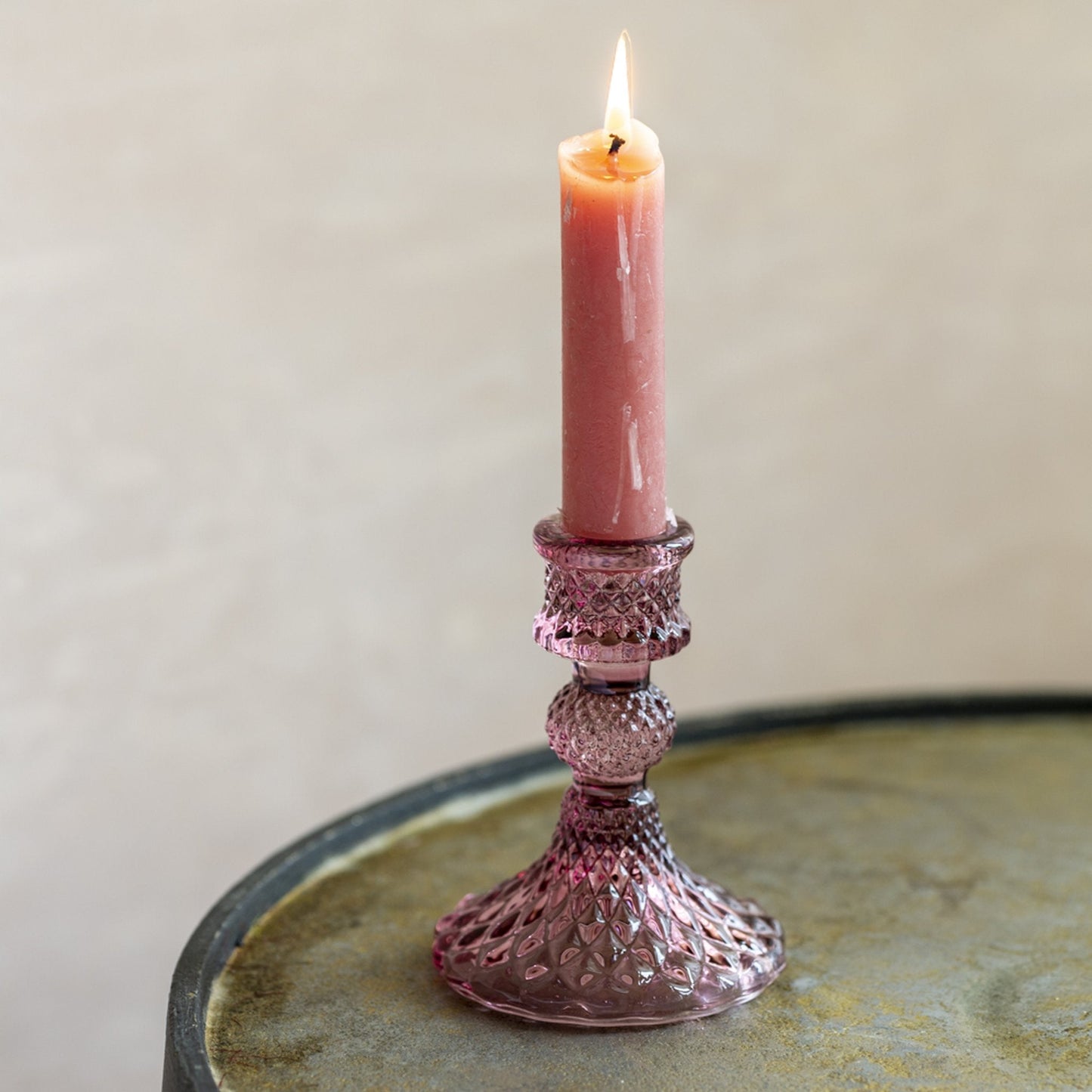 Candlestick Amethyst Small - Bumble Living