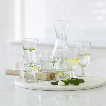 Champagne Glass Rambling Vine Etched - Bumble Living