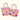 Circle Baby Pink Small Tote Bag - Bumble Living