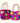 Circle Hot Pink Medium Tote Bag - Bumble Living