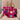Circle Hot Pink Small Tote Bag - Bumble Living