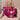 Circle Hot Pink Small Tote Bag - Bumble Living
