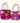 Circle Hot Pink Small Tote Bag - Bumble Living