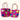 Circle Hot Pink Small Tote Bag - Bumble Living
