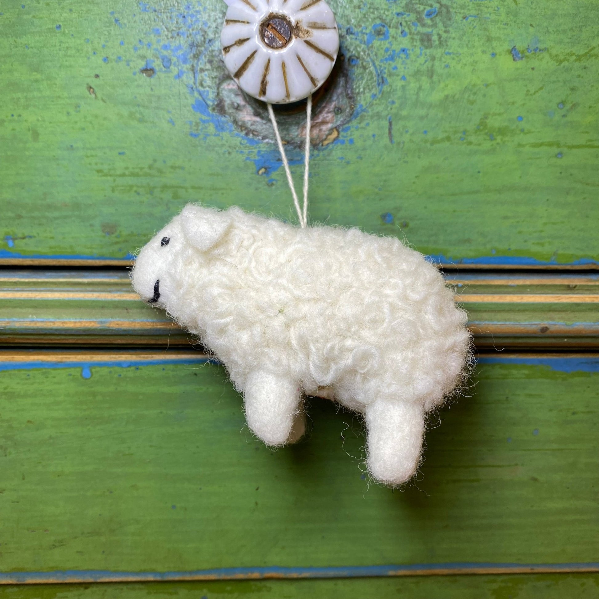 Coloured Sheep Felt Decoration - Bumble Living