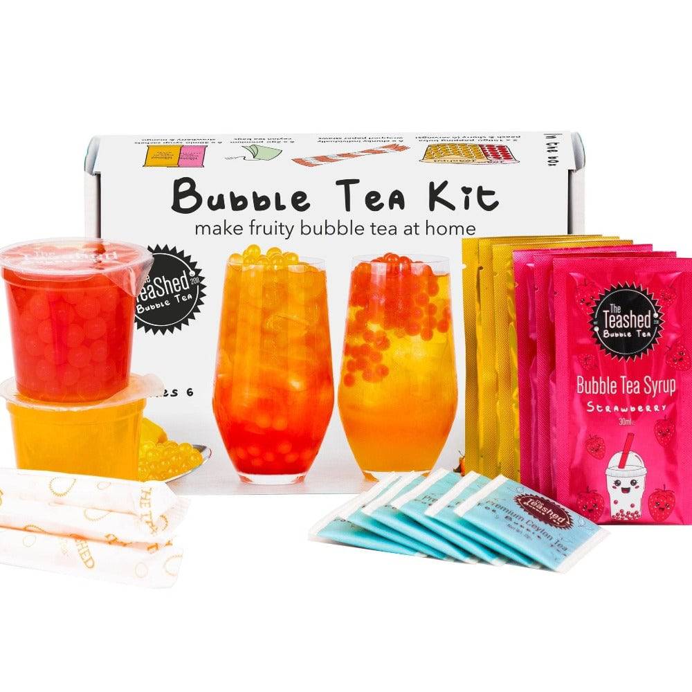 The TeaShed Passion Fruit Bubble Tea Kit 6 Servings Bumble Living