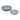 Set of two dark grey ceramic leaf-shaped trinket dishes by Gisela Graham, with intricate leaf details and smooth finish.