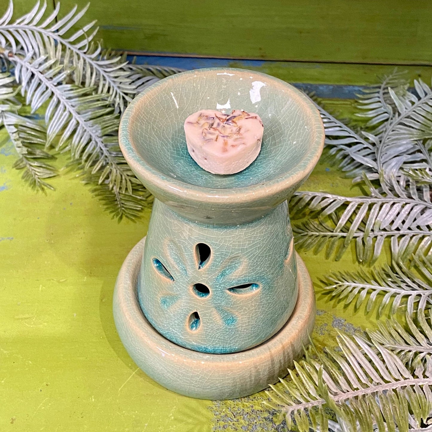 Eden Ceramic Flower Burner Assorted Colour - Bumble Living