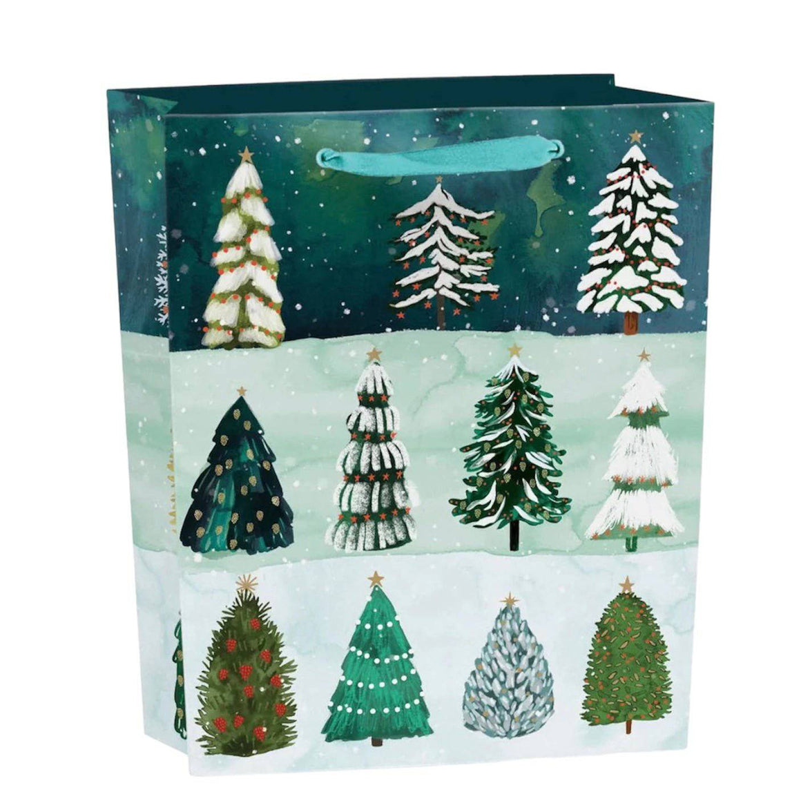 Festive Trees Small Gift Bag – Bumble Living