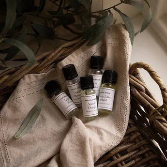 Freckleface Clean Lavender Fragrance Oil bottle with clear label, showcasing the calming lavender scent for aromatherapy use.