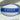 Horizontal blue ceramic soap dish by Casa Verde with a sleek rectangular design and smooth glossy finish.