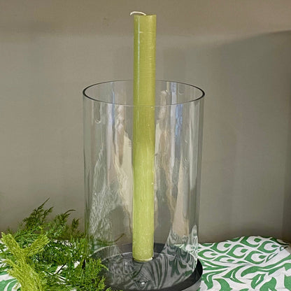 Large Glass Hurricane Candle Holder - Bumble Living