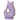 Large lilac Gluggle Jug by The Gluggle Jug Factory showing its distinctive curved spout and traditional design.