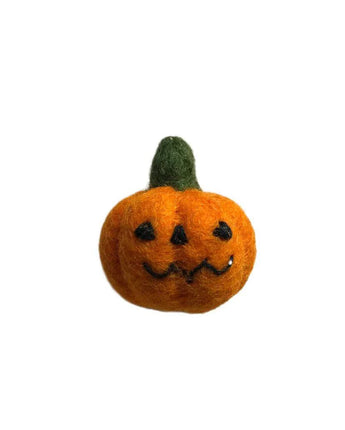 Mini Halloween Pumpkin with Face - Bumble Living
