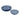 Set of two navy ceramic trinket dishes with dash pattern by Gisela Graham, perfect for jewelry or small items.