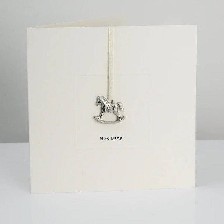 Lancaster & Gibbings new baby greeting card featuring adorable design, perfect for celebrating a newborn occasion.