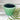 Old style Dutch pots by Grand Illusions in blue and green with six assorted traditional designs, showcasing detailed craftsmanship.