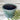 Old style Dutch pot in blue and green with six assorted designs, crafted by Grand Illusions.