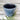 Six assorted old-style Dutch pots in blue and green, crafted by Grand Illusions with traditional design and vibrant colors.