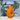 Large orange Gluggle Jug by The Gluggle Jug Factory featuring a classic design and a distinctive spout for pouring.