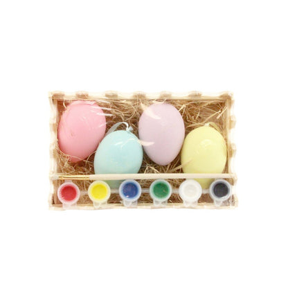 Paint Your Own Eggs Acrylic Kit 16.5cm Set Of 4 - Bumble Living