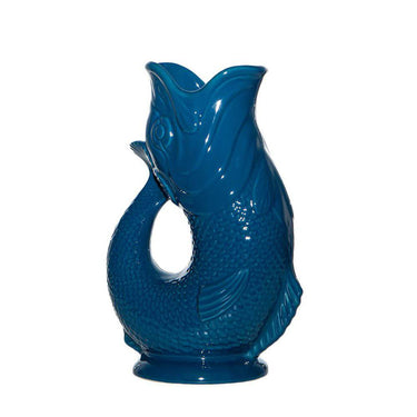 Petrol Original Gluggle Jug XL by The Gluggle Jug Factory with a glossy petrol finish and traditional design.