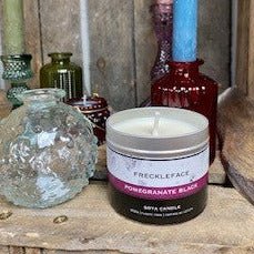 Pomegranate Black Tin Scented Candle - Bumble Living