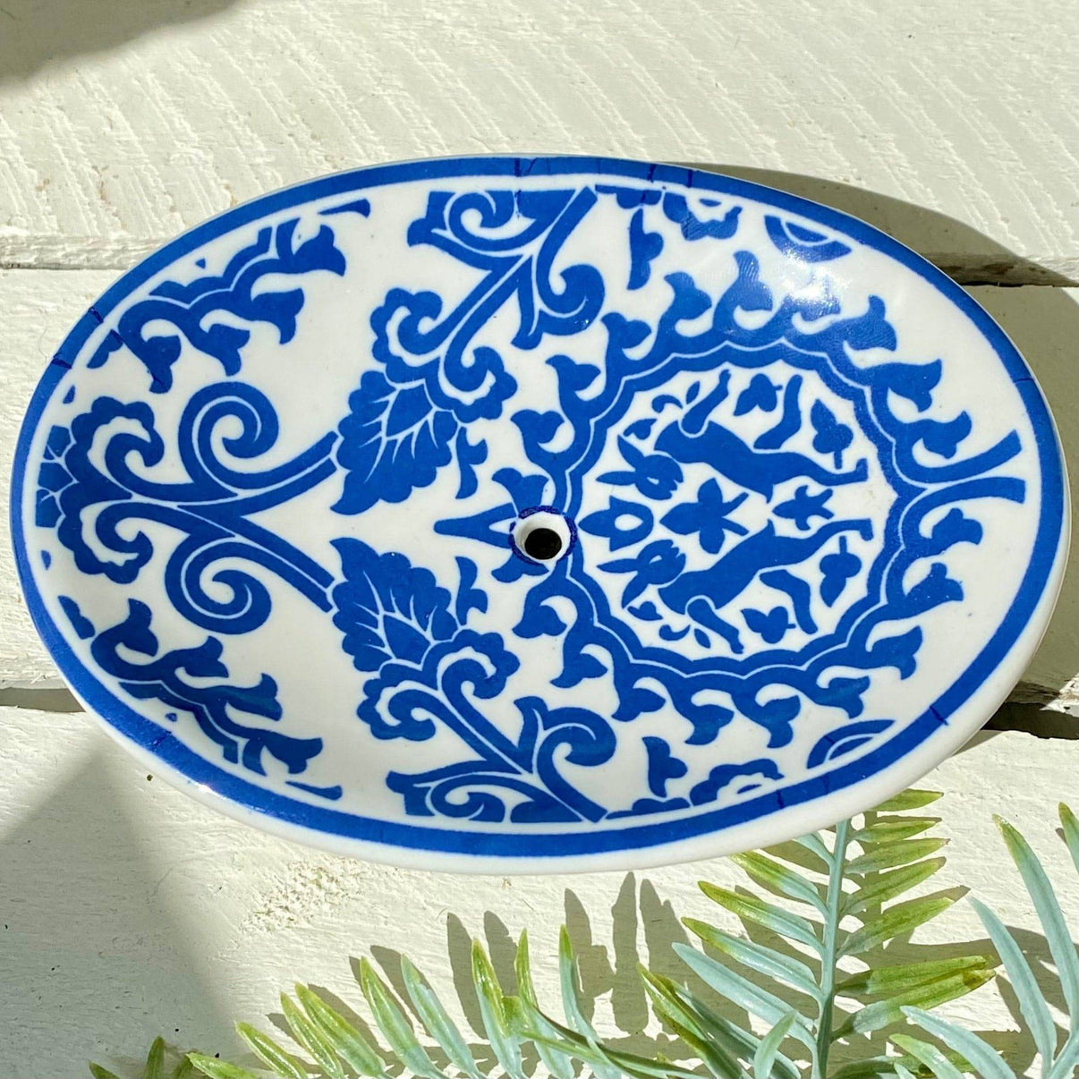 Rabbits Ceramic Soap Dish Bumble Living