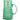 Sea green recycled bubble glass jug by Grand Illusions, featuring a textured, eco-friendly design perfect for decorative or functional use.