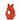 Large red Gluggle Jug by The Gluggle Jug Factory, featuring a distinctive spout and traditional ceramic design.
