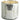 Ribbed Hurricane Glass Vintage Silver Small - Bumble Living