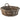 Round Kubu Basket Twisted Rim - Bumble Living