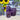 Rustic Amethyst pillar candle by Grand Illusions, 100x100mm, with a textured purple surface and natural wax finish.