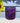 Rustic Pillar Candle Amethyst 100x100mm - Bumble Living